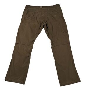 Kuhl Pants Mens 38x30 DarK Brown Nylon Stretch Hiking Outdoor‎ Vented Knees